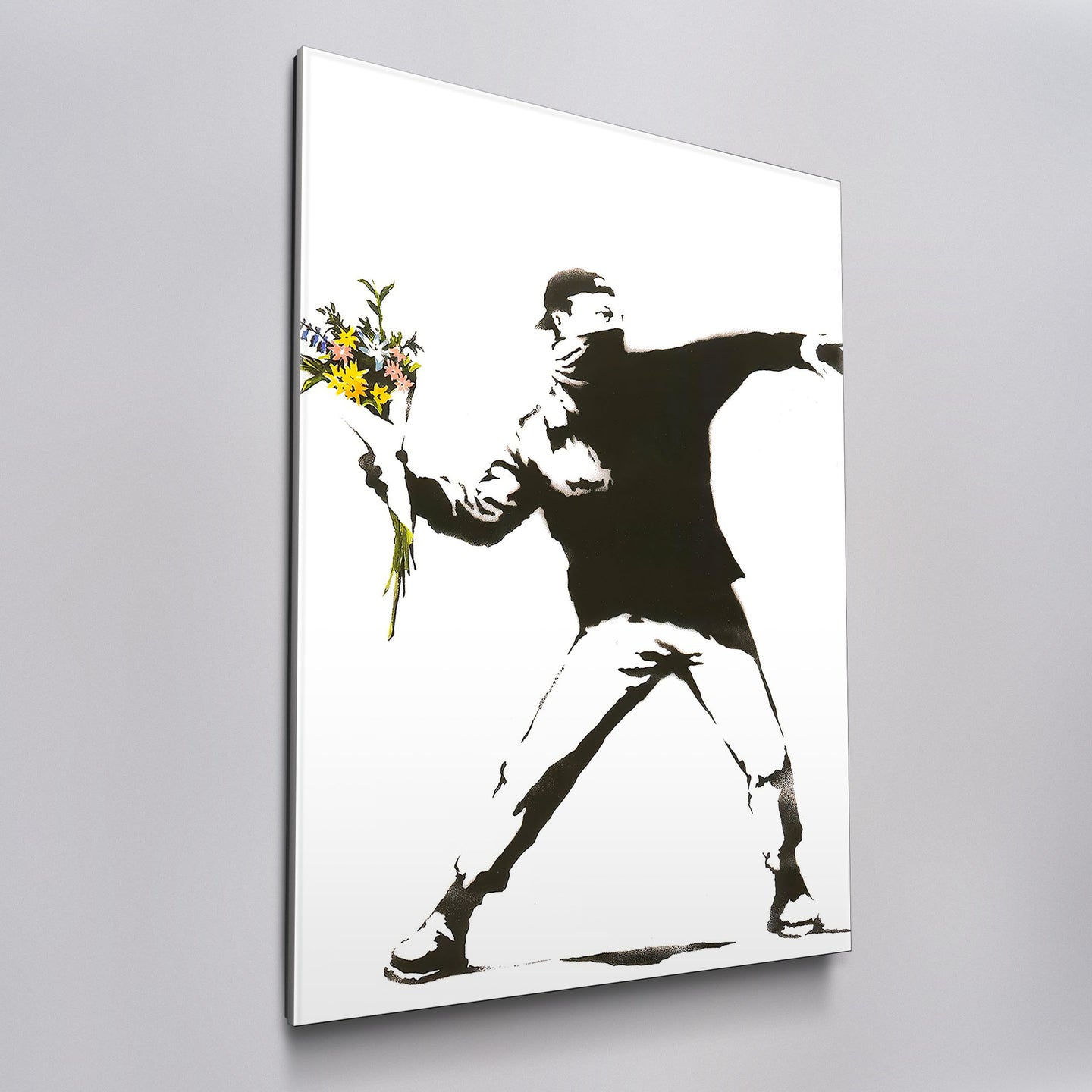 Banksy Blumenwerfer
