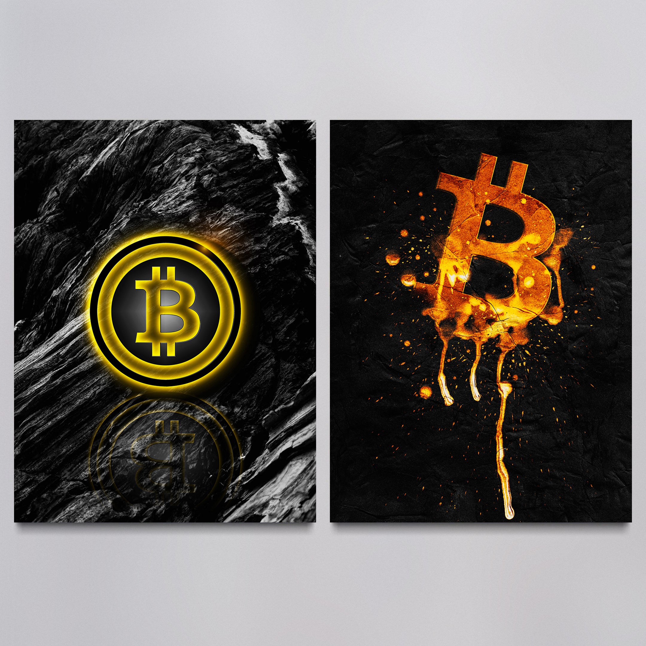 Bitcoin Marble x Bitcoin Drip Bundle – Social Culture Art