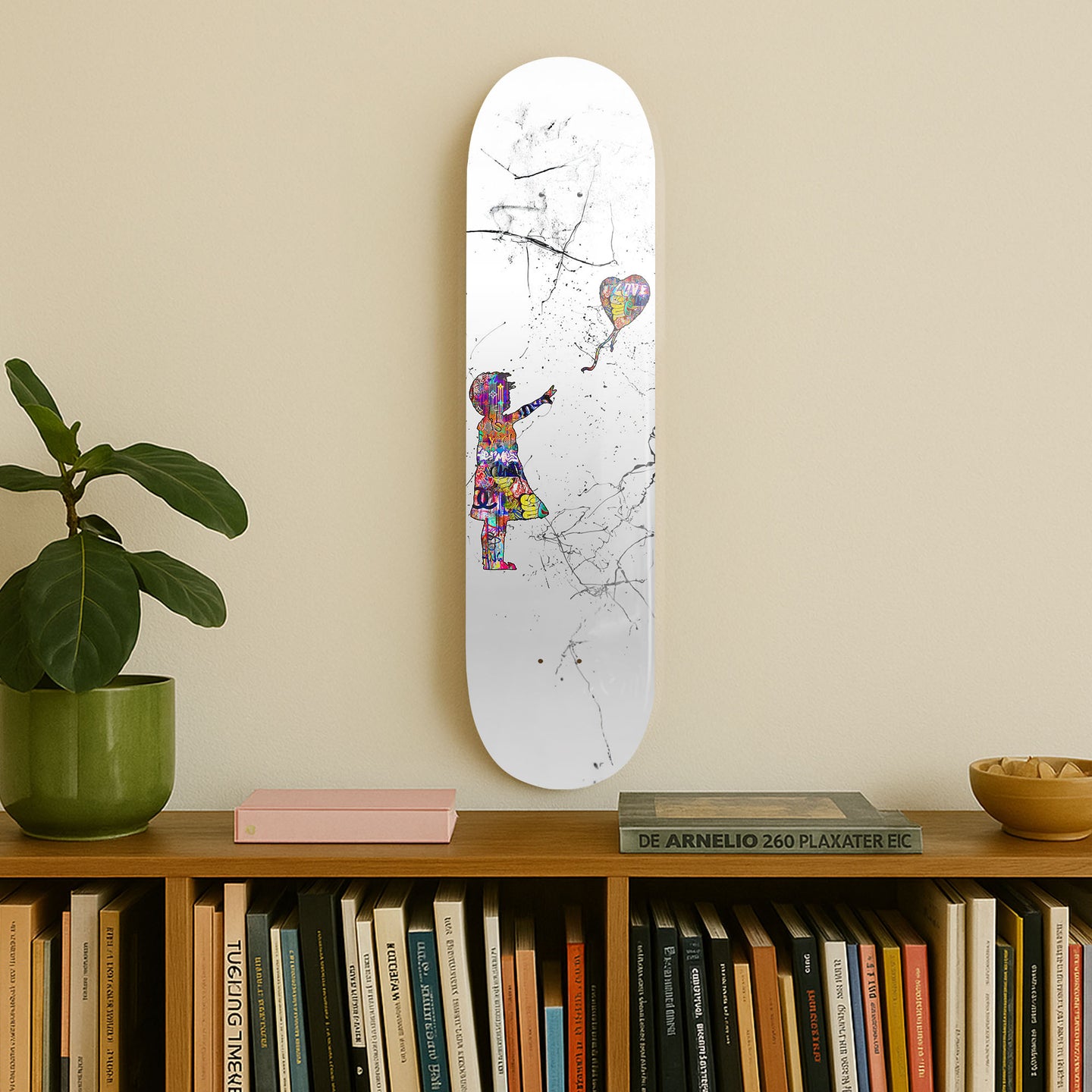 Graffiti Balloon Girl