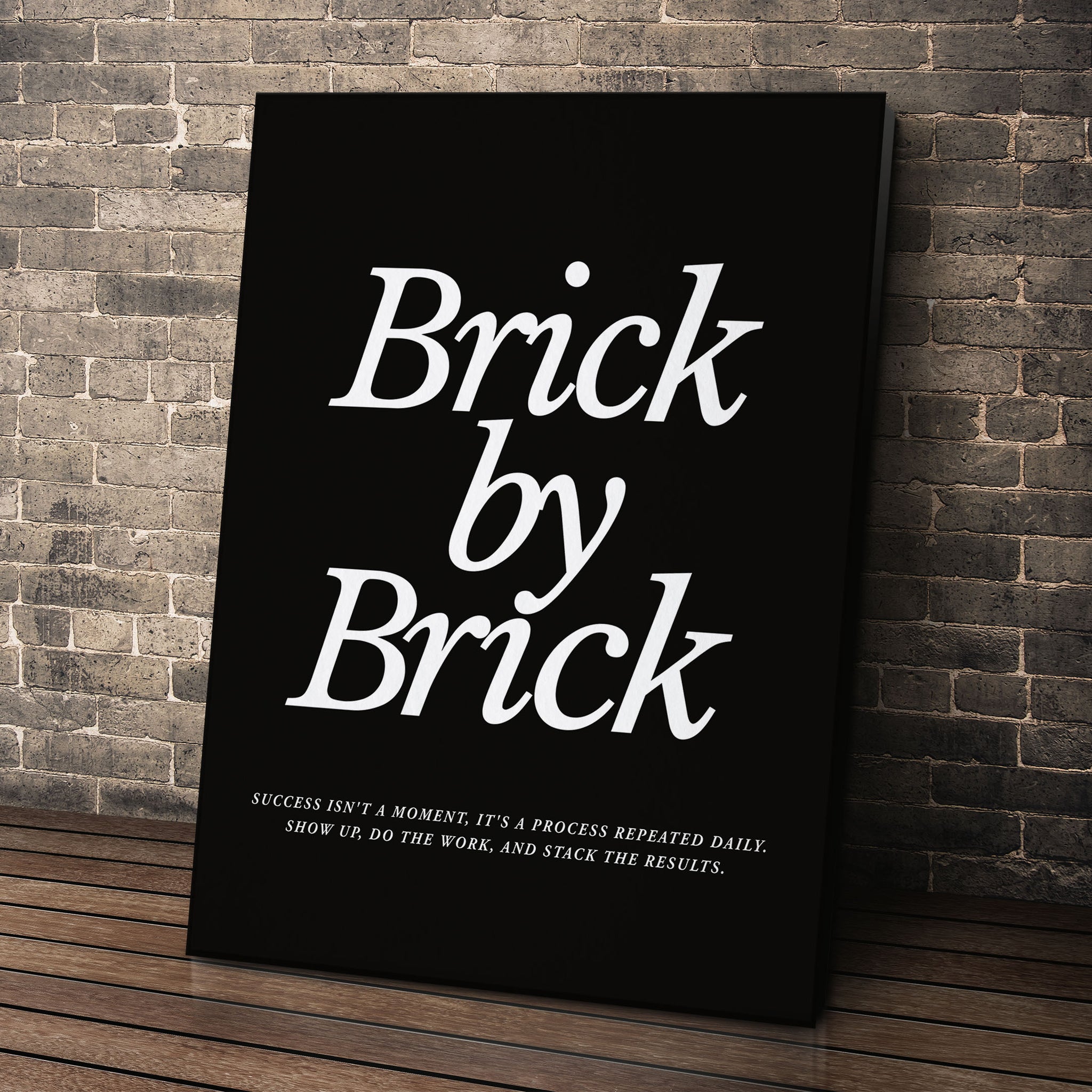 Brick By Brick - Black
