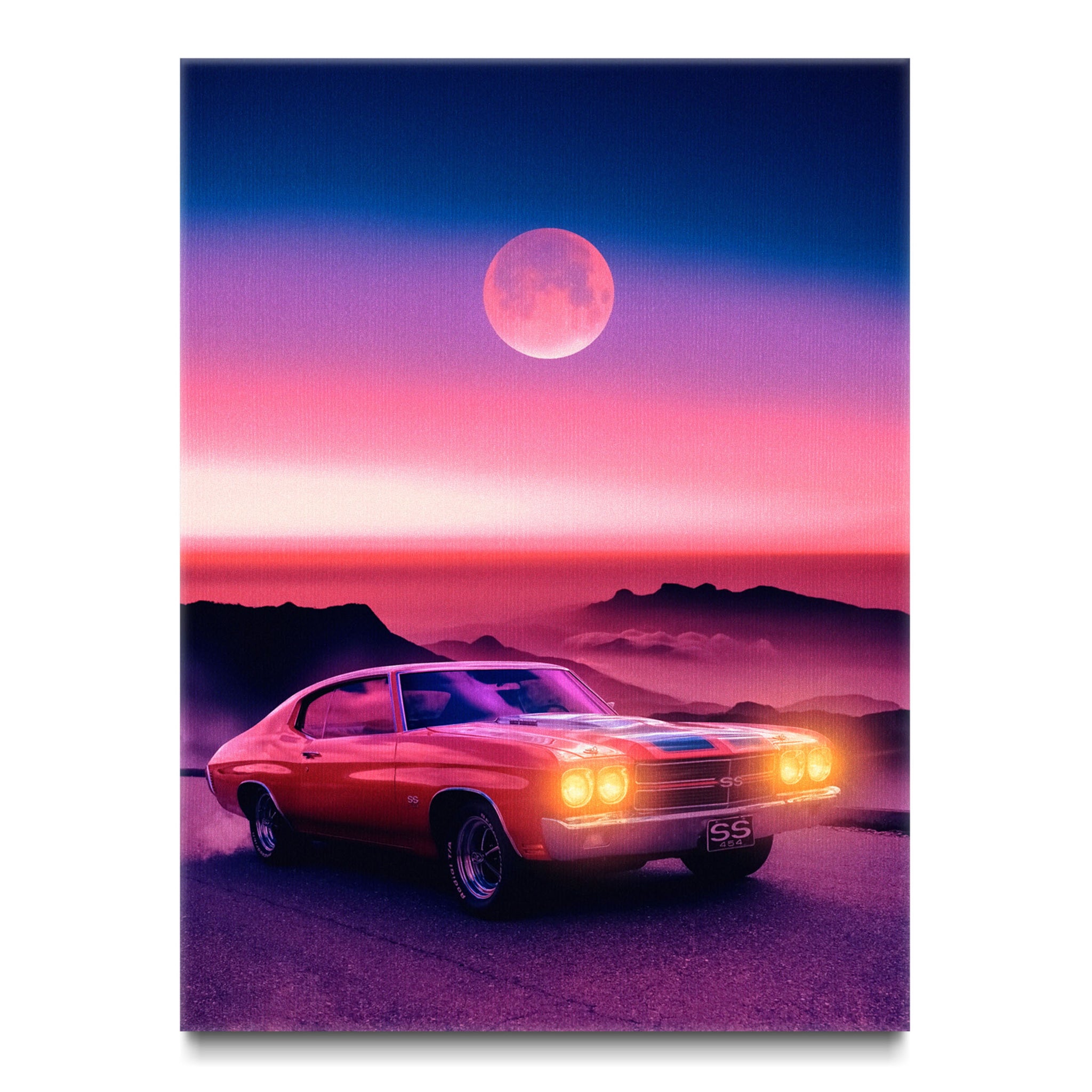 Camaro In The Mountains