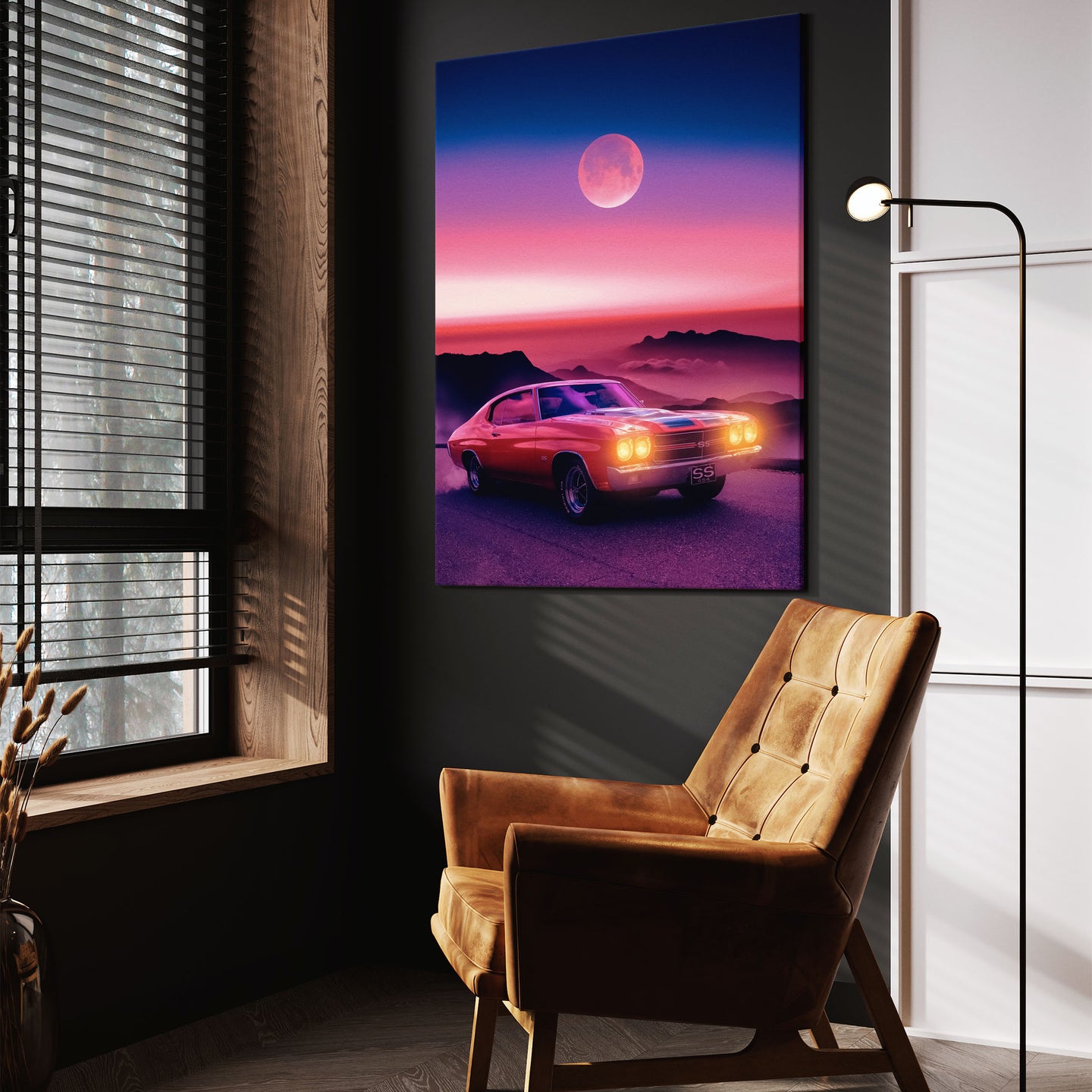 Camaro In The Mountains