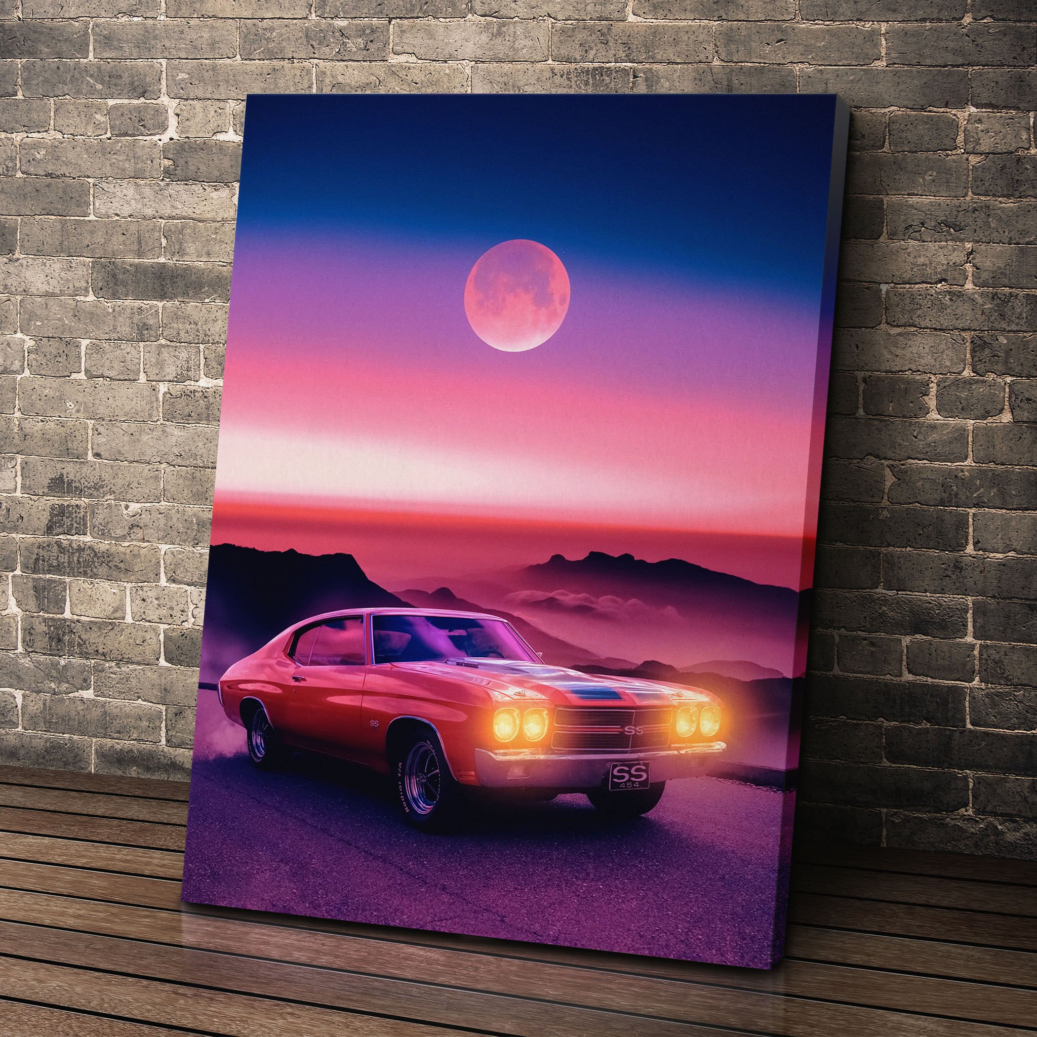 Camaro In The Mountains