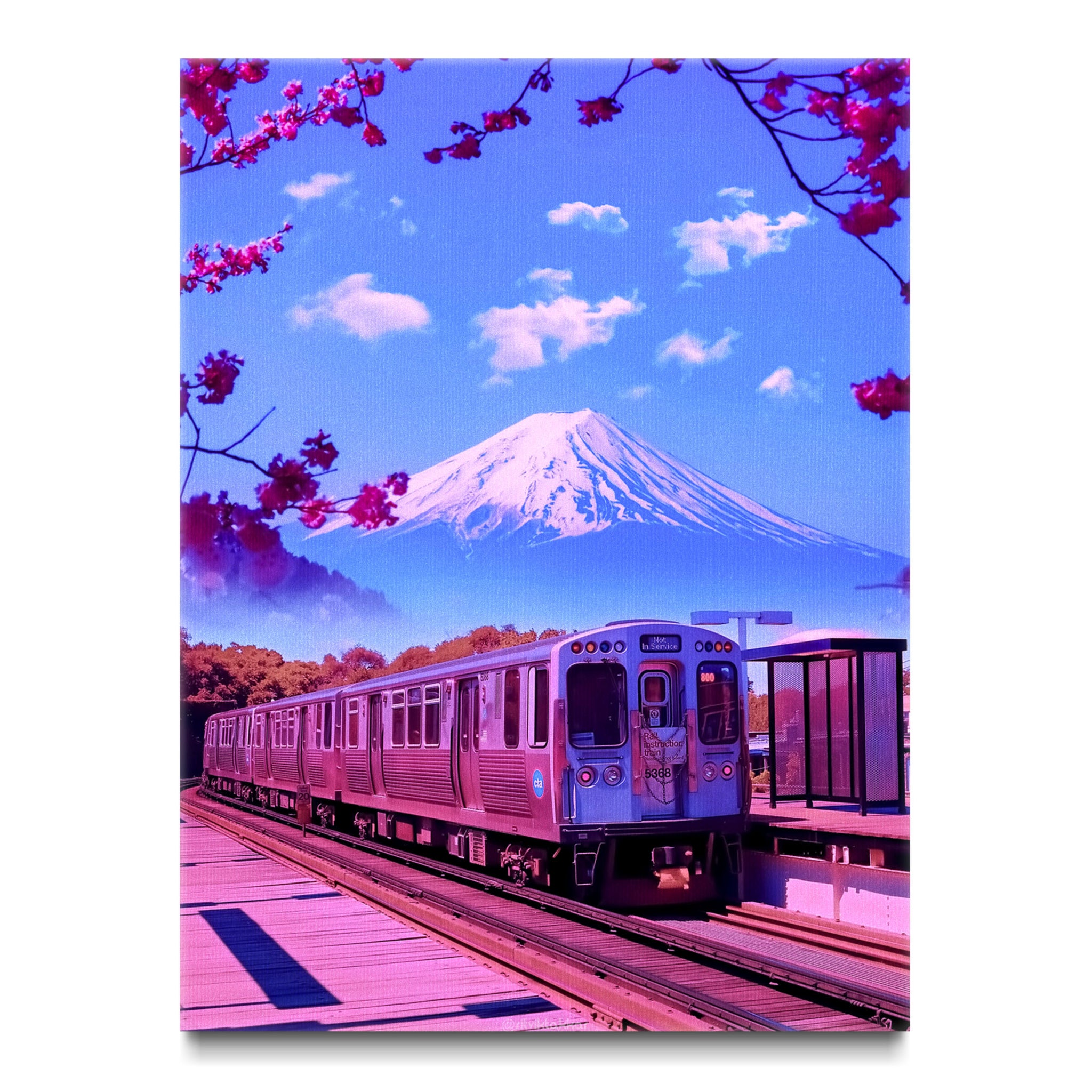 Cherry Blossom Train