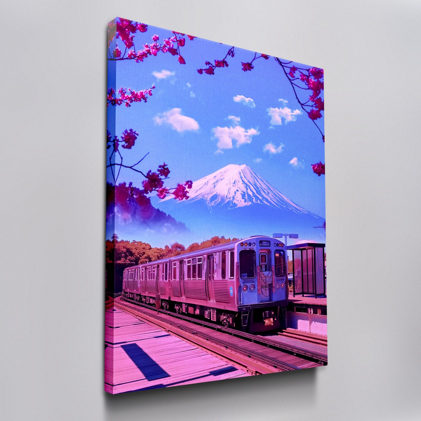 Cherry Blossom Train