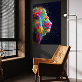 Colored Lion