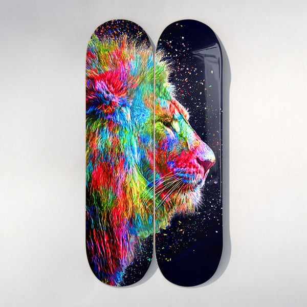 Colored Lion - Across 2 – Social Culture Art