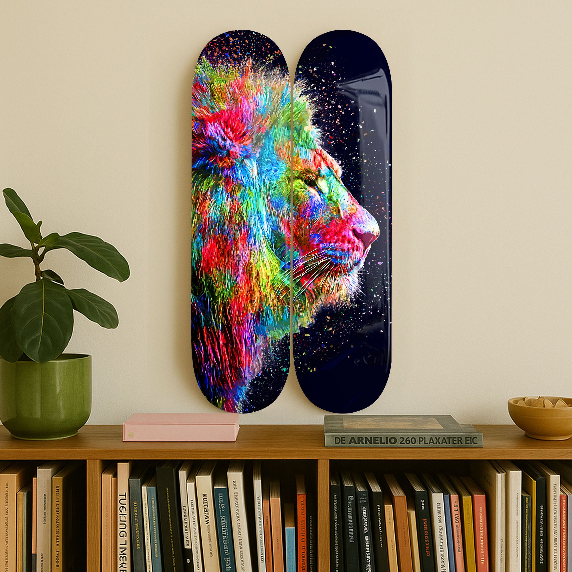 Colored Lion - Across 2 – Social Culture Art