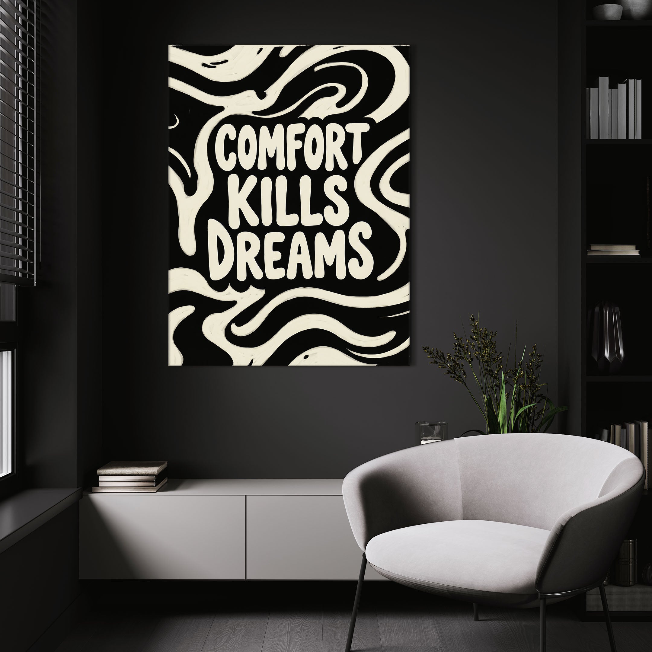 Comfort Kills Dreams – Social Culture Art