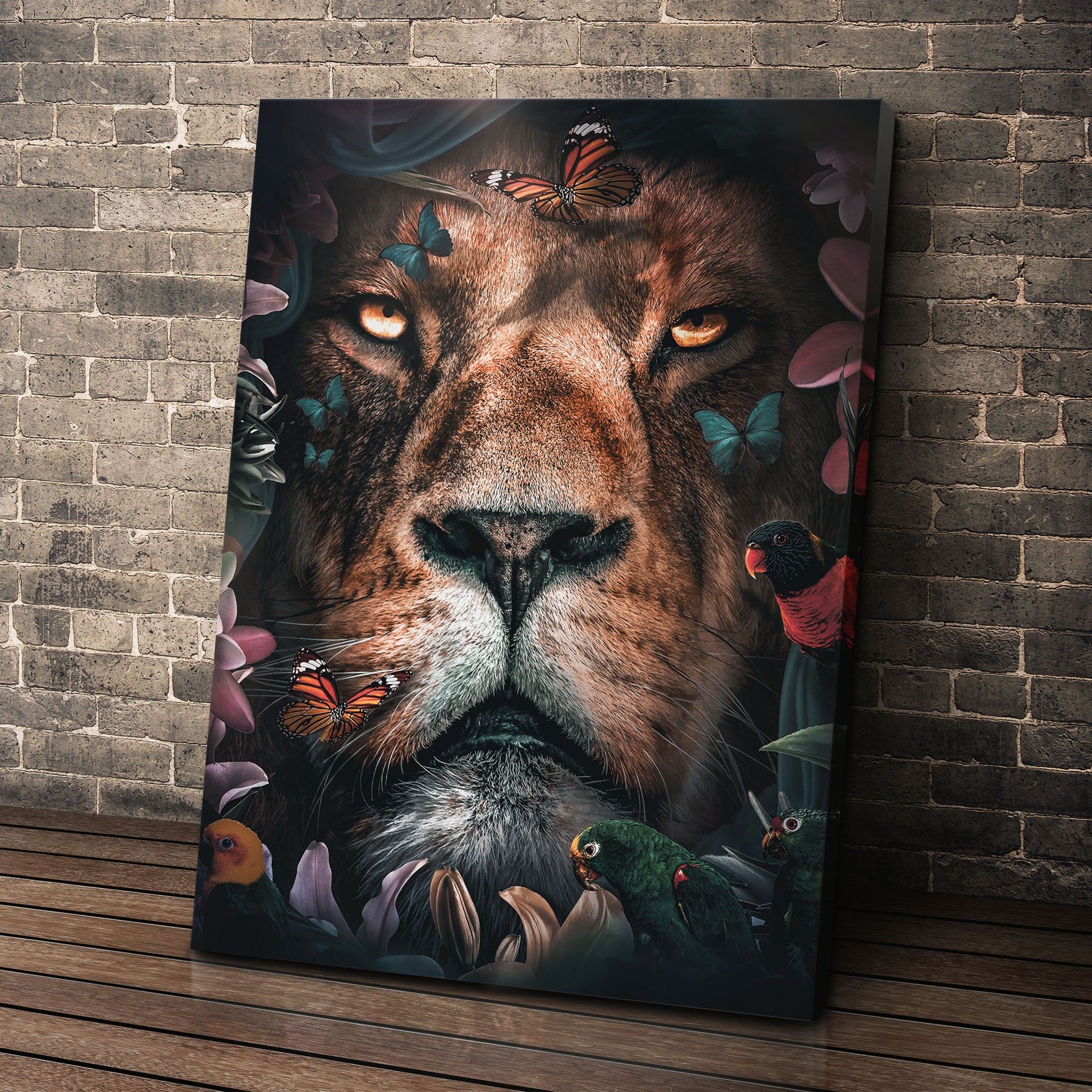 Floral Lion