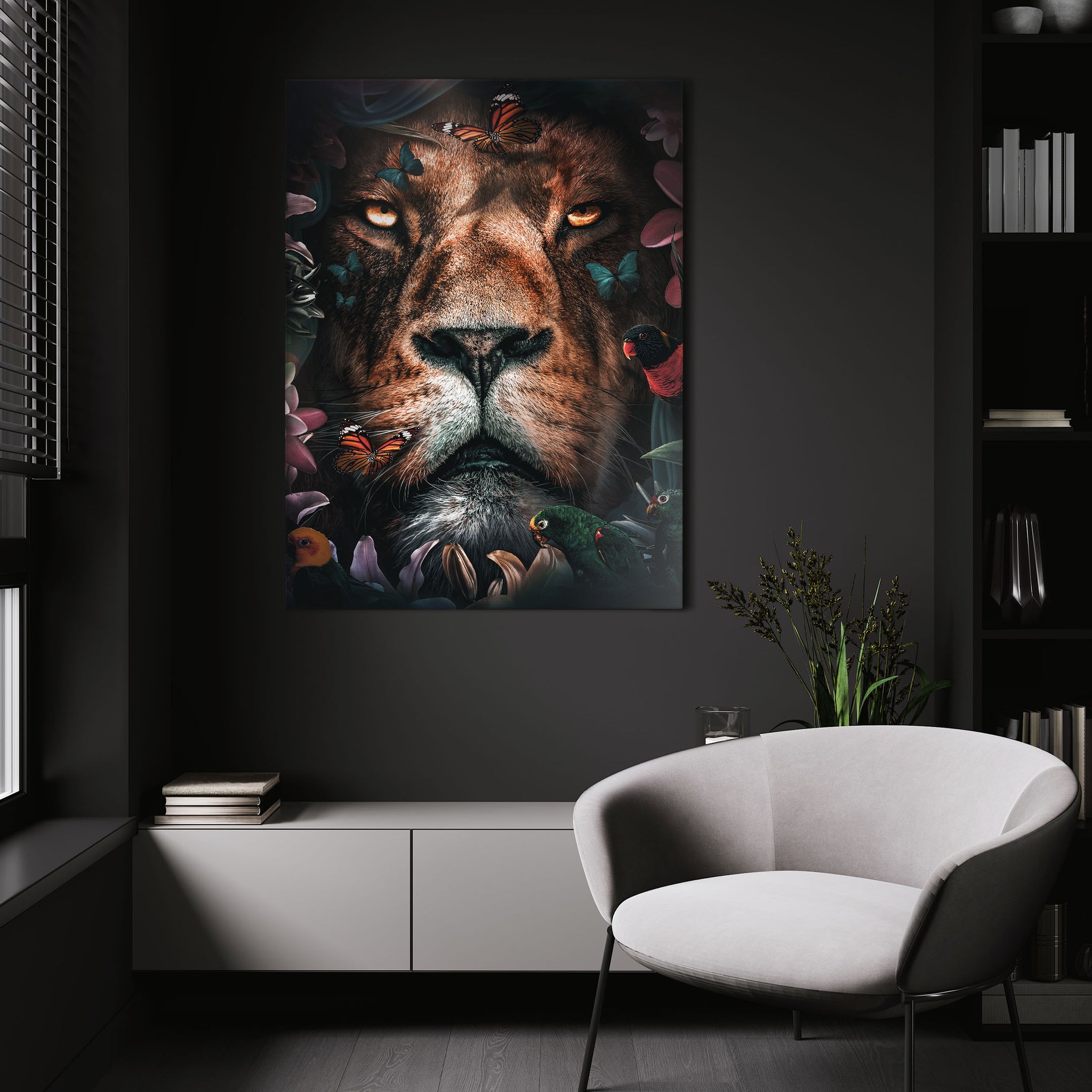 Floral Lion