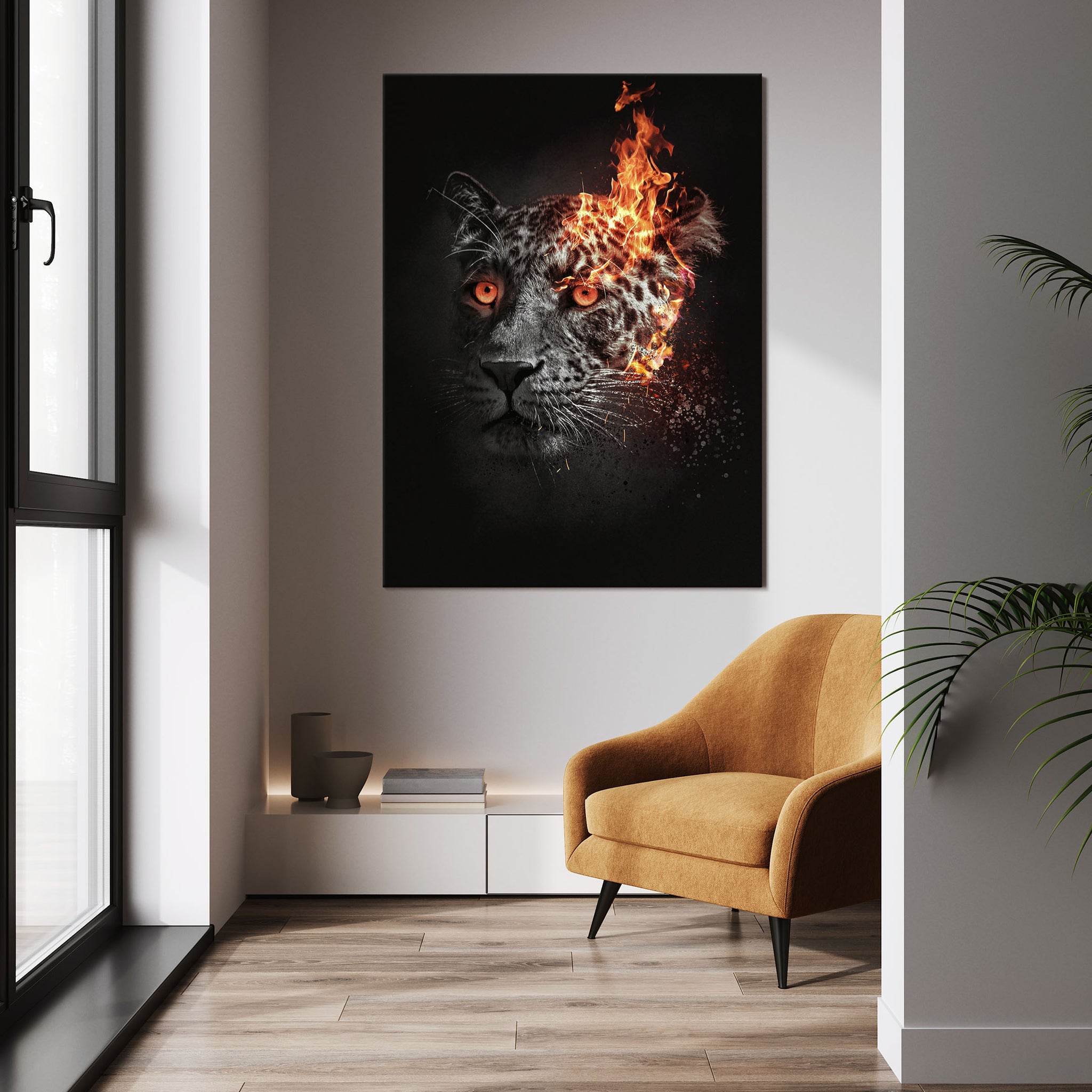 Jaguar On Fire
