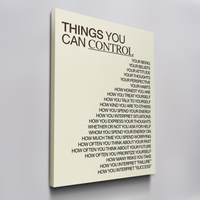 Things You Can Control