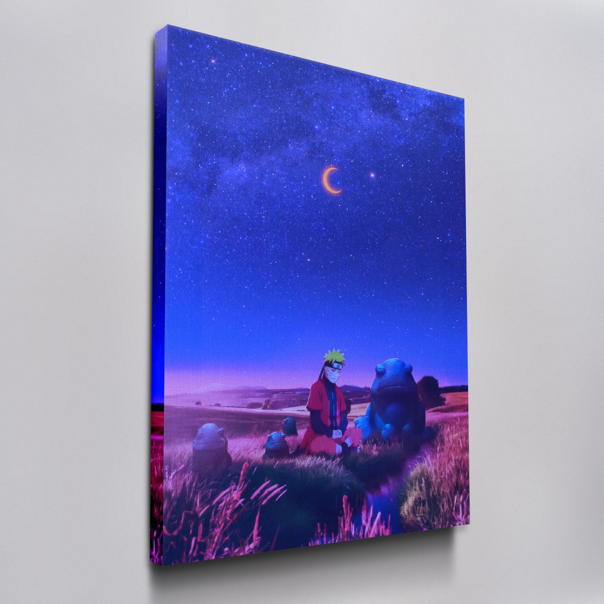 Naruto's Moonlit Meditation
