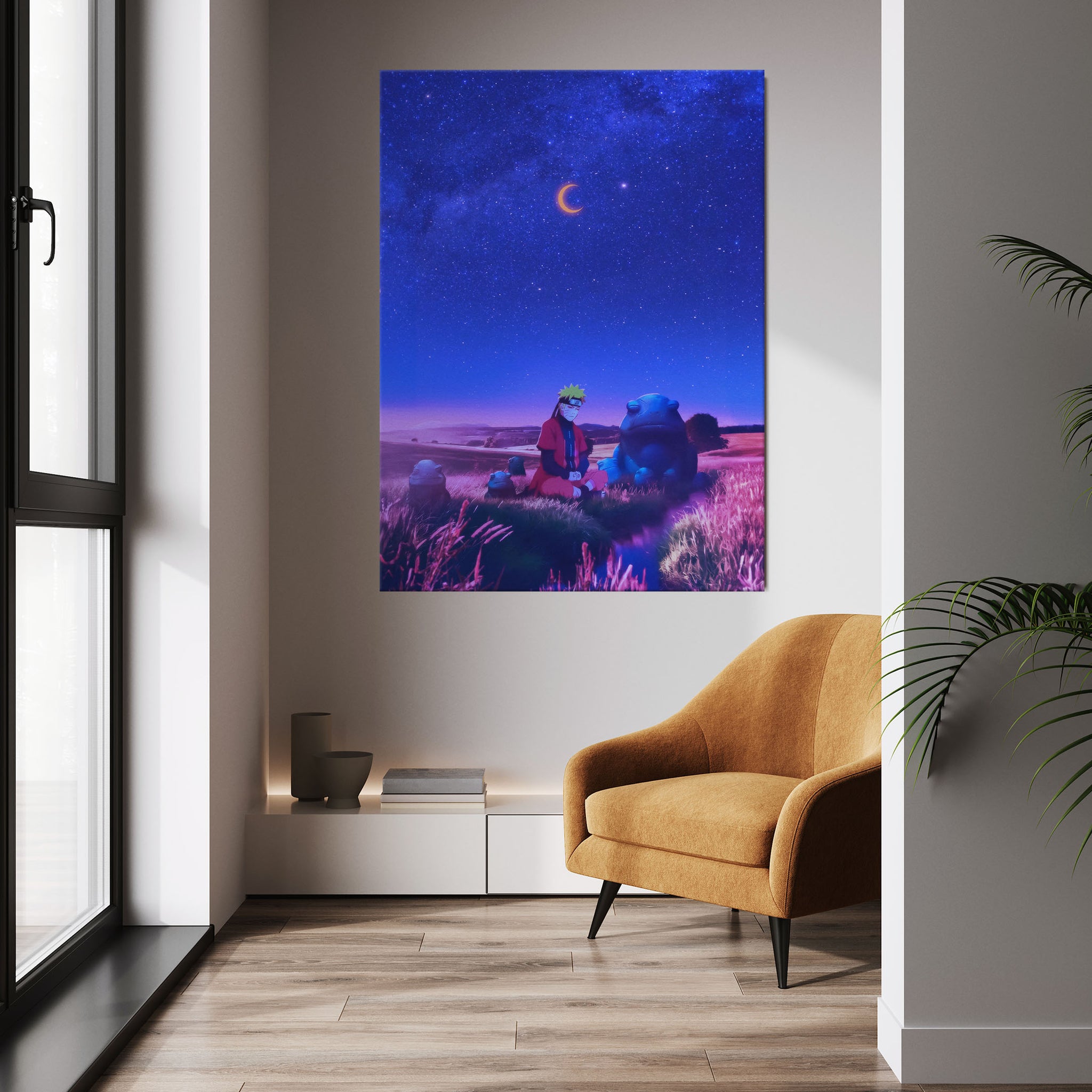 Naruto's Moonlit Meditation