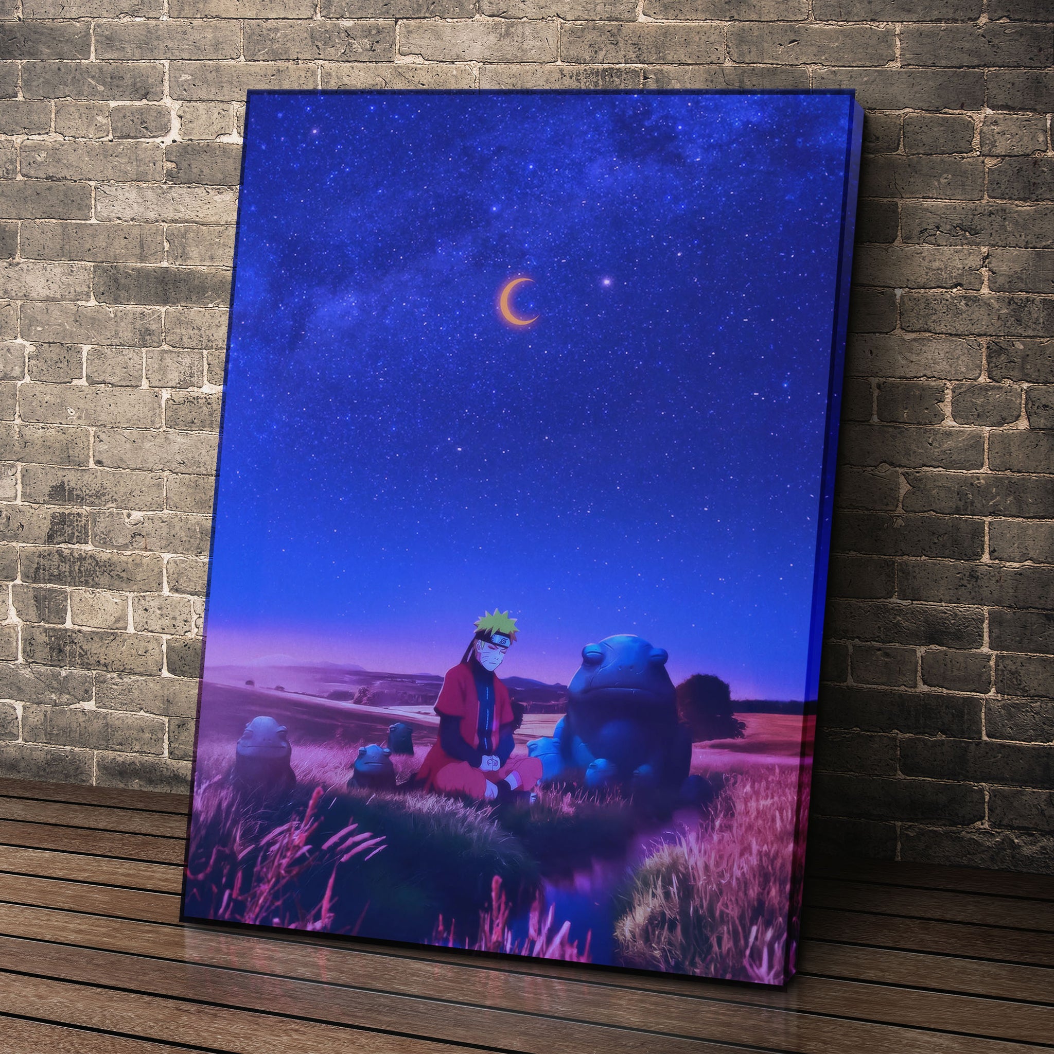 Naruto's Moonlit Meditation