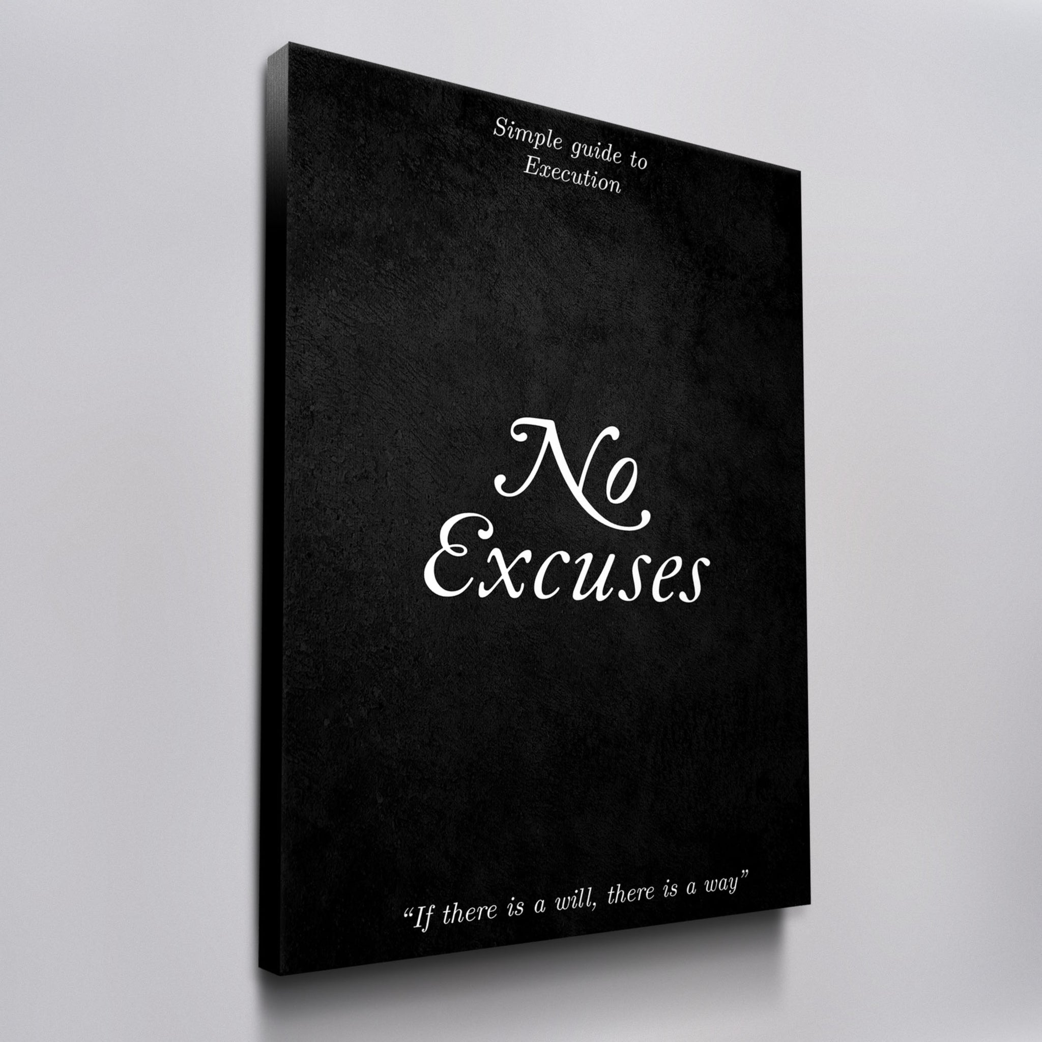 No Excuses