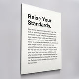 Raise Your Standards