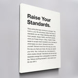 Raise Your Standards