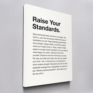 Raise Your Standards