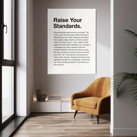Raise Your Standards
