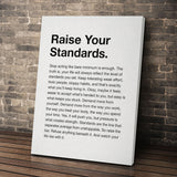 Raise Your Standards