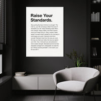Raise Your Standards