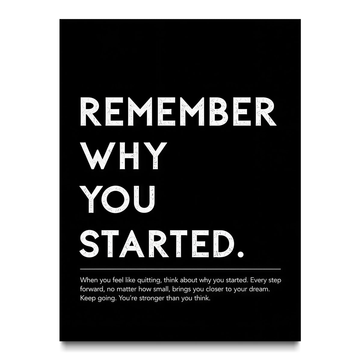 Remember Why