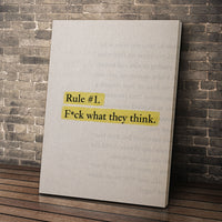 Rule #1