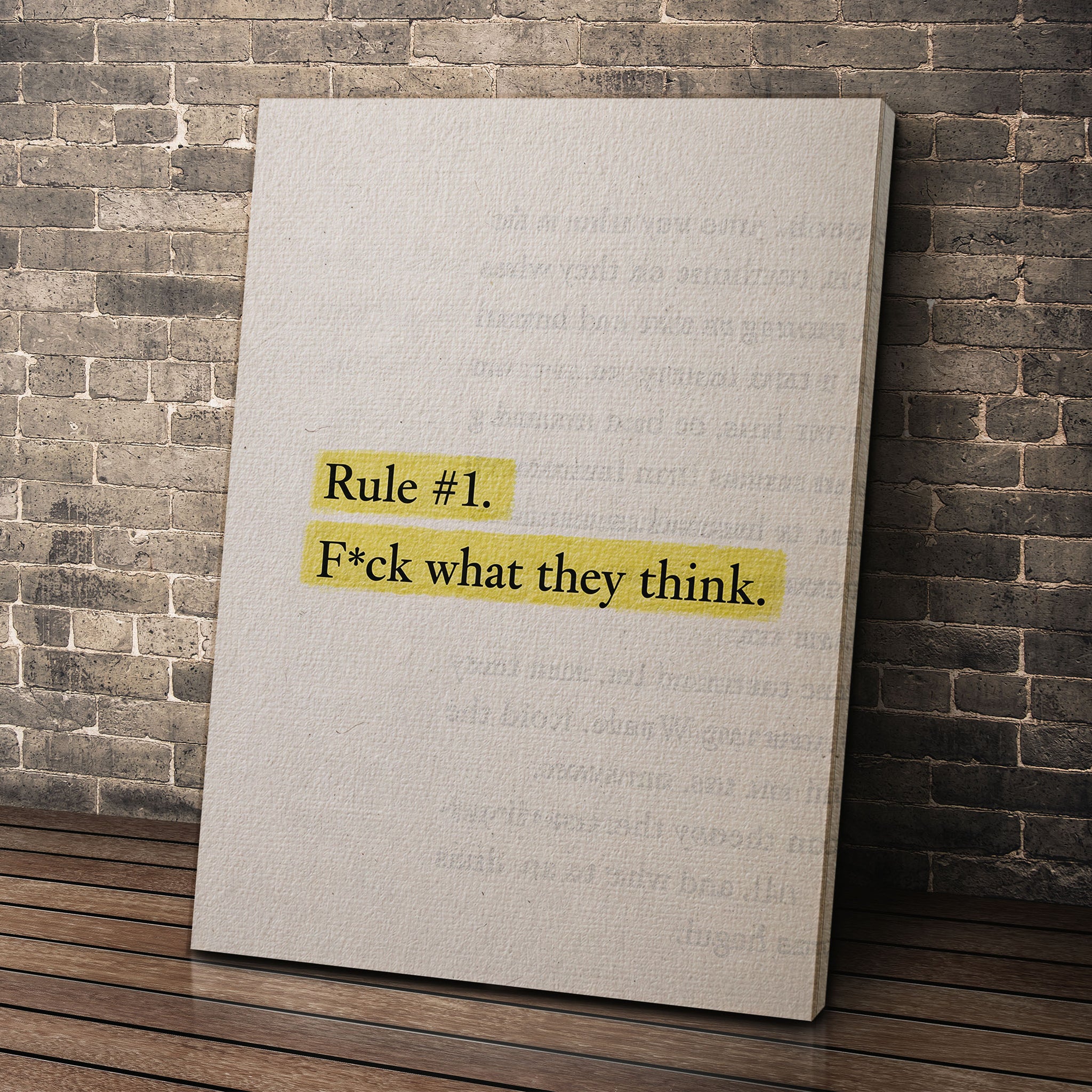 Rule #1
