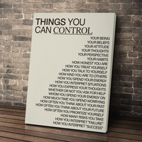 Things You Can Control