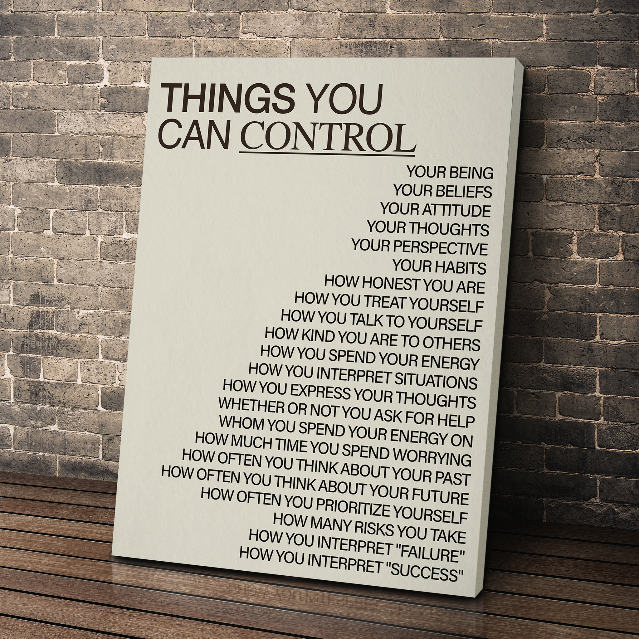 Things You Can Control