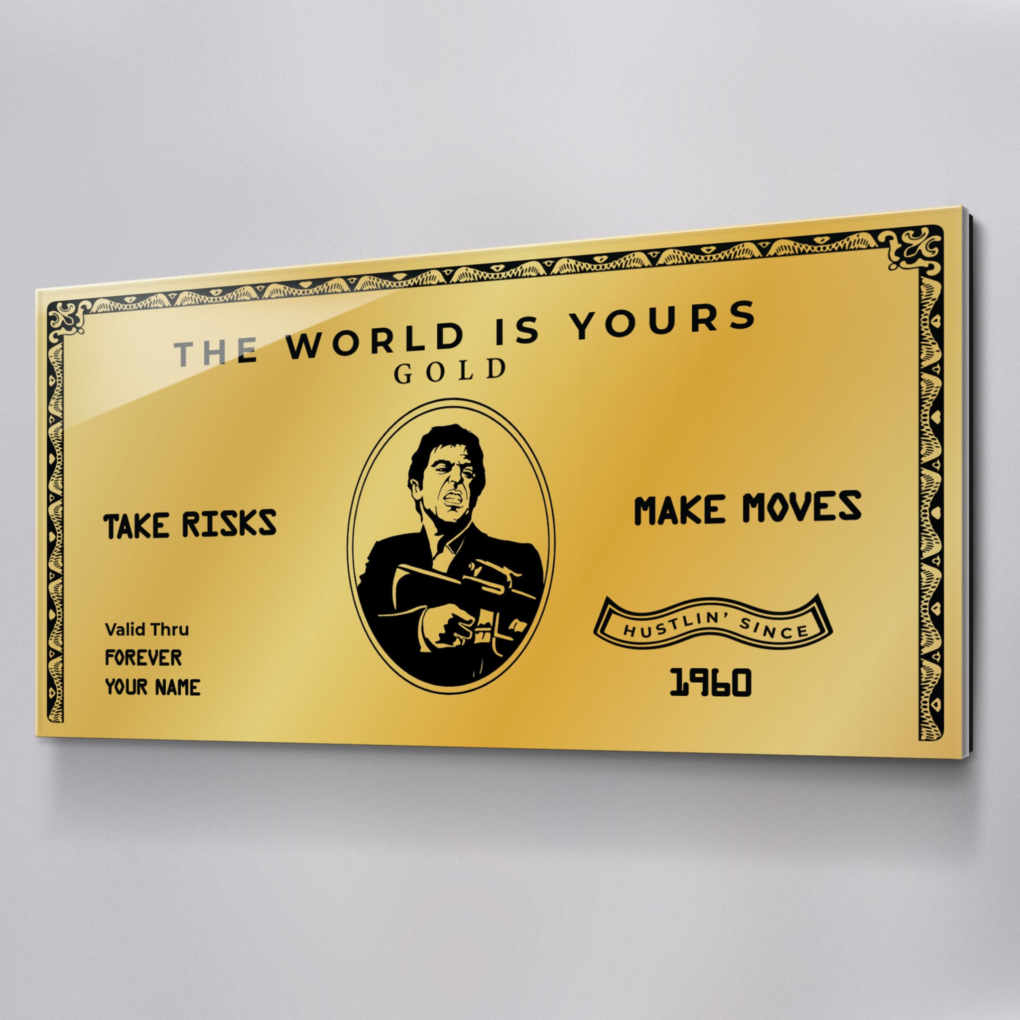 Scarface Card - Take Risks Make Moves