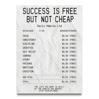 Success Is Free But Not Cheap