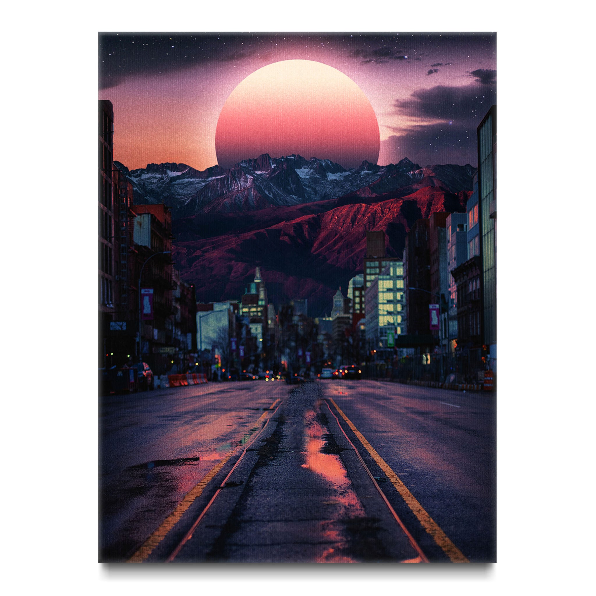 Sunset Over The City