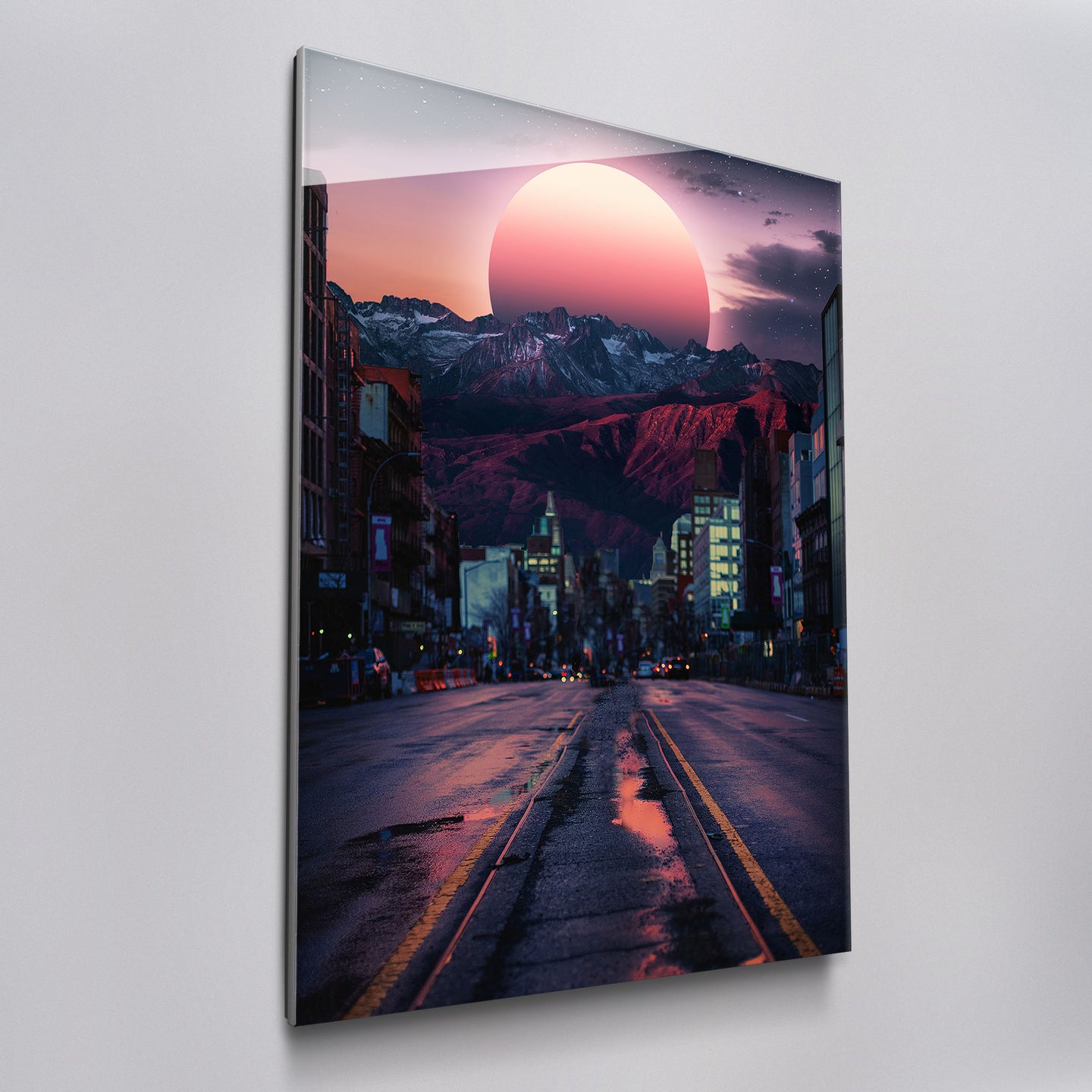 Sunset Over The City