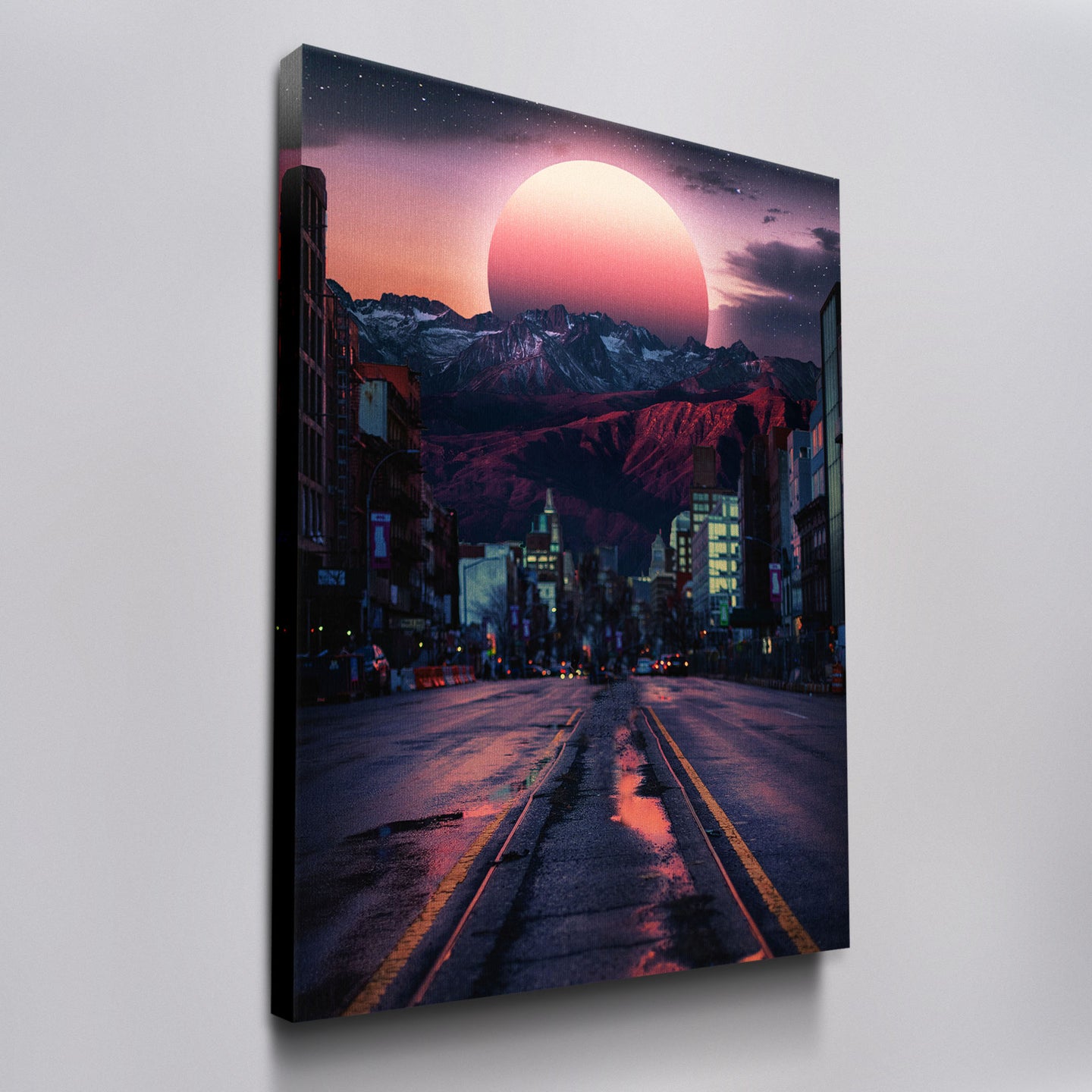 Sunset Over The City
