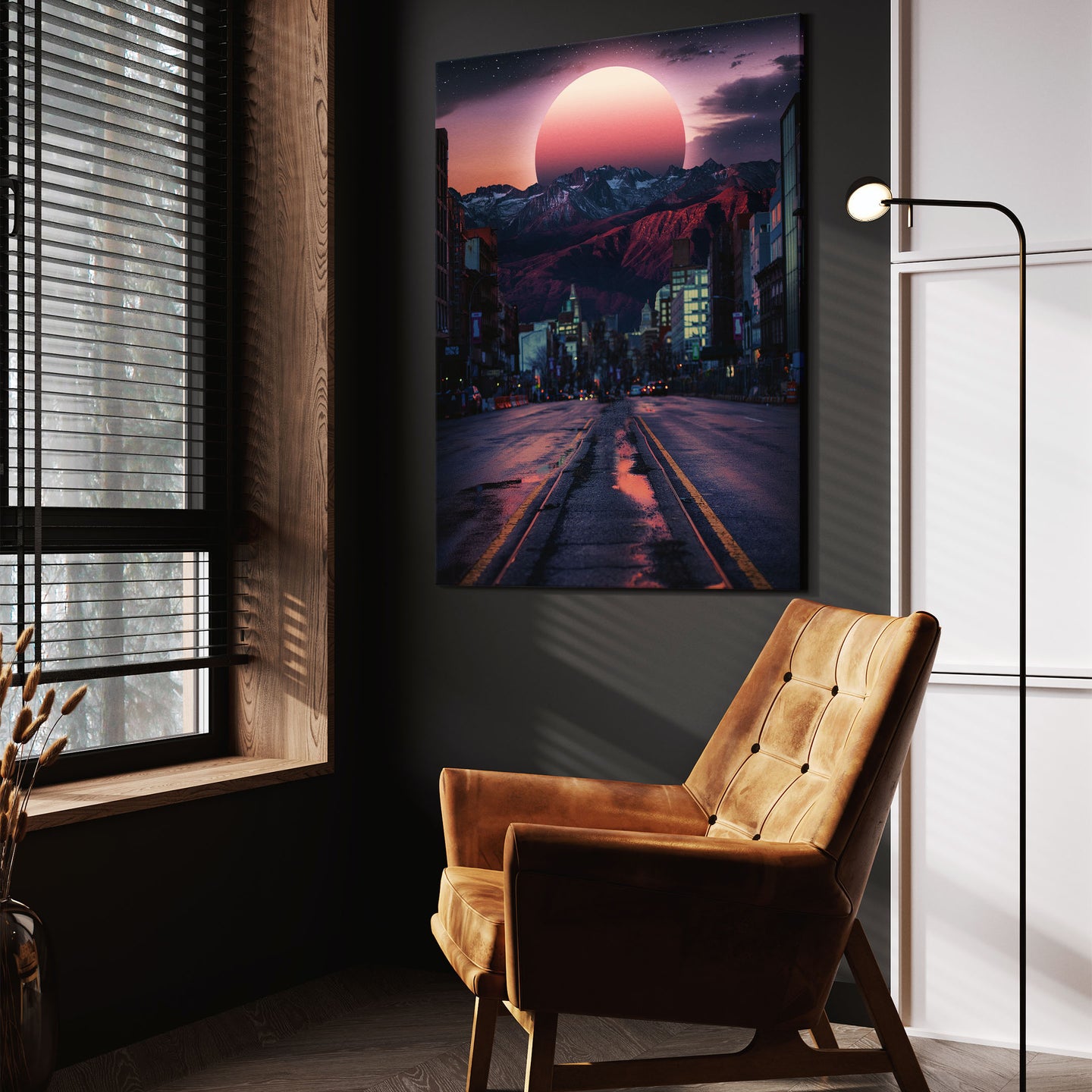 Sunset Over The City