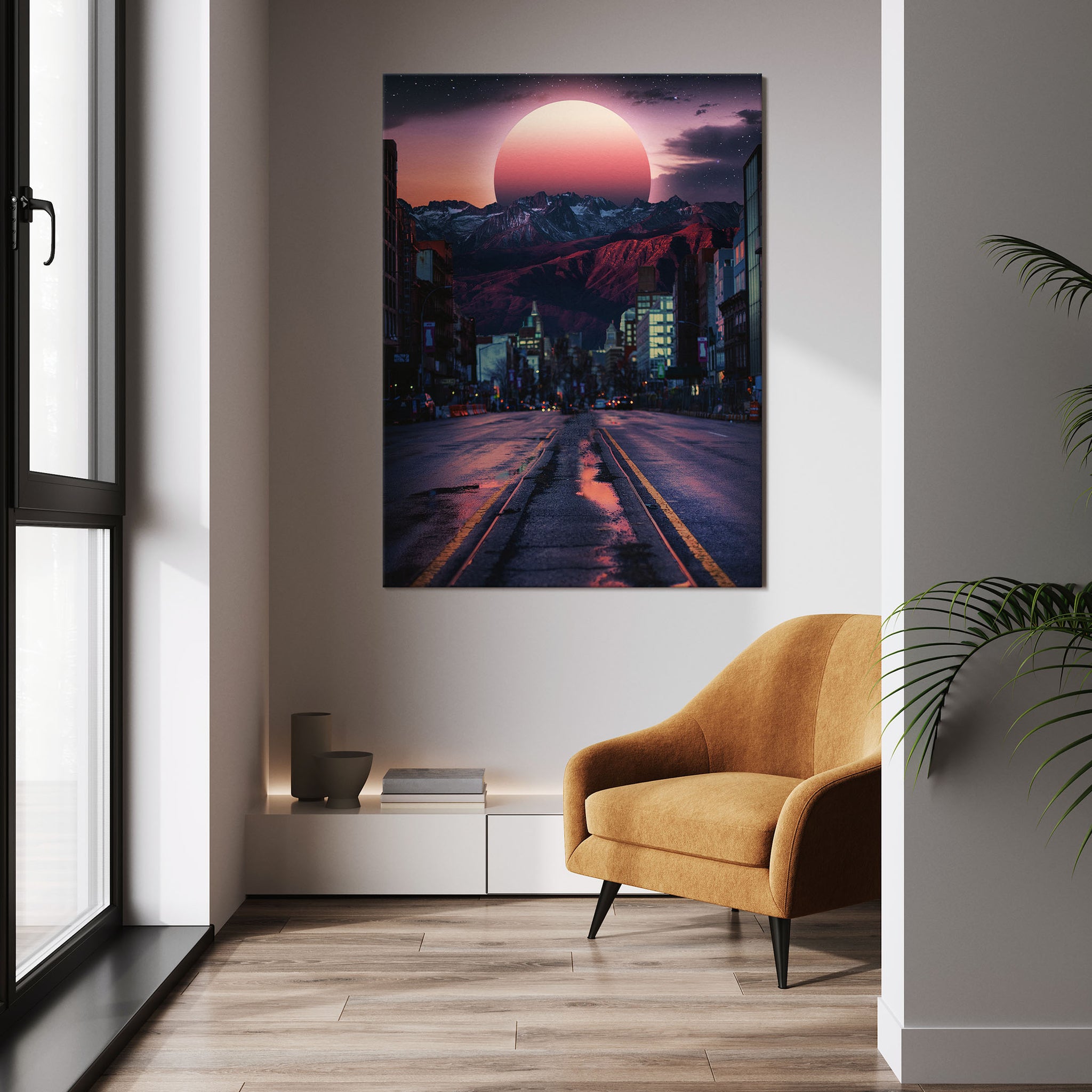 Sunset Over The City