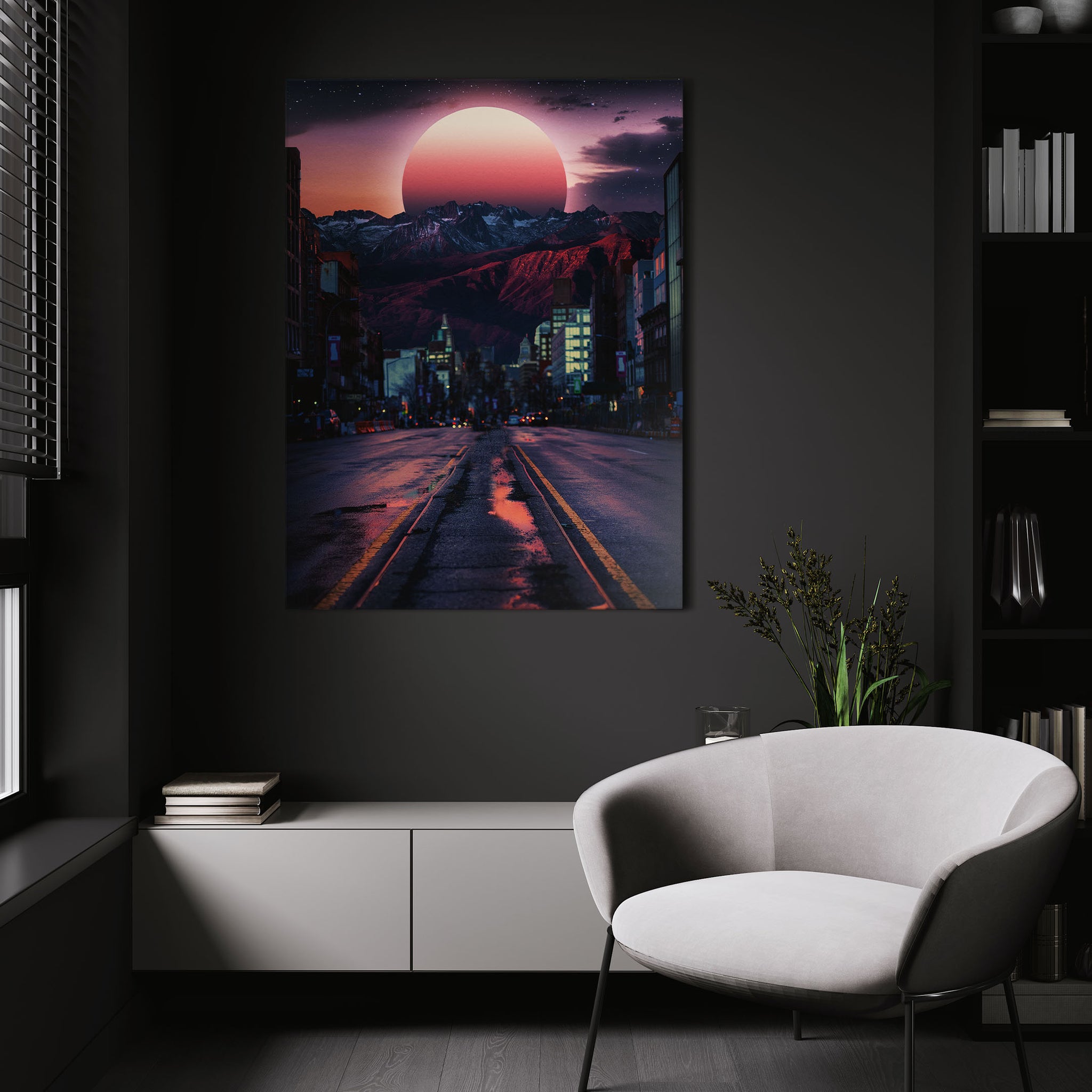 Sunset Over The City