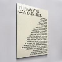 Things You Can Control