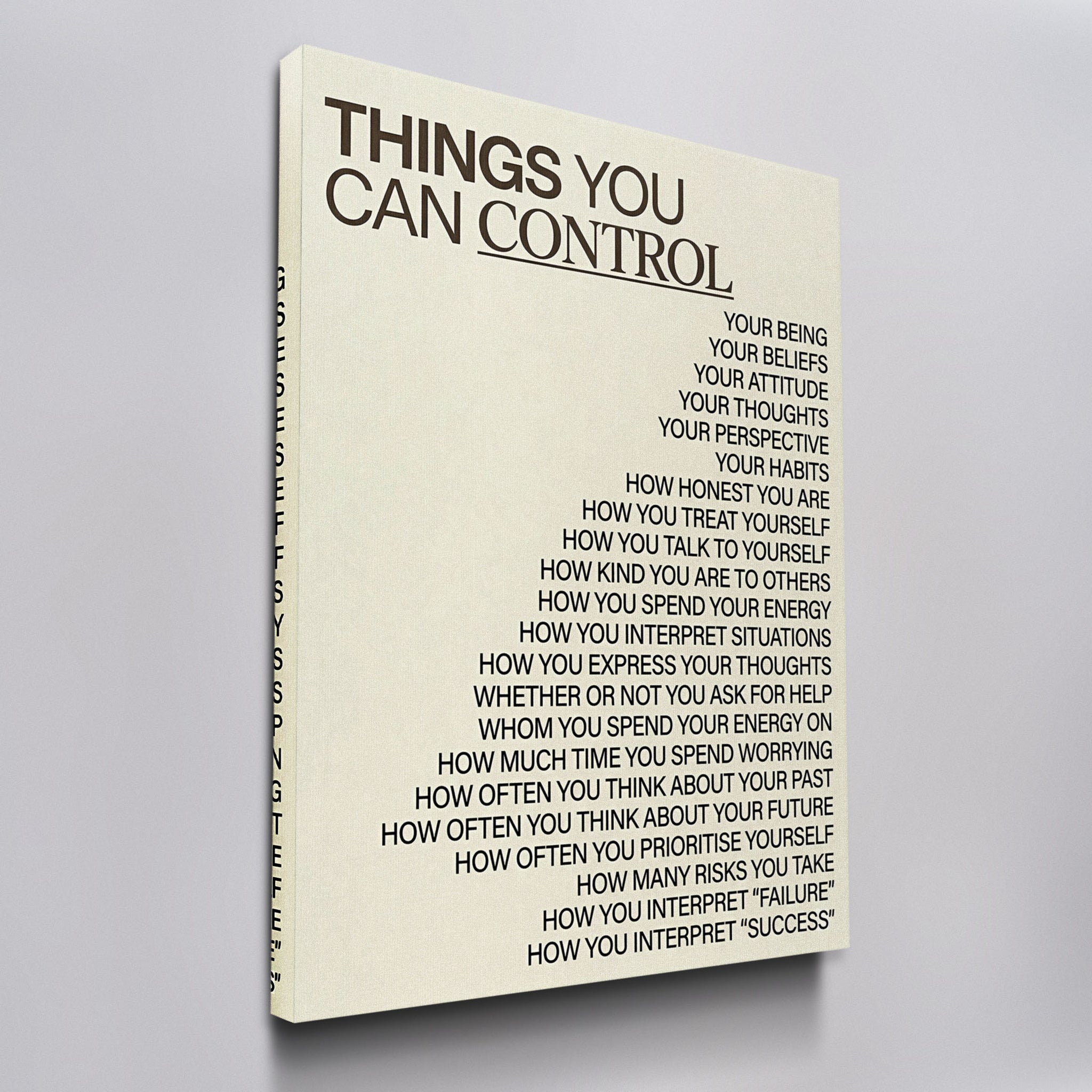 Things You Can Control