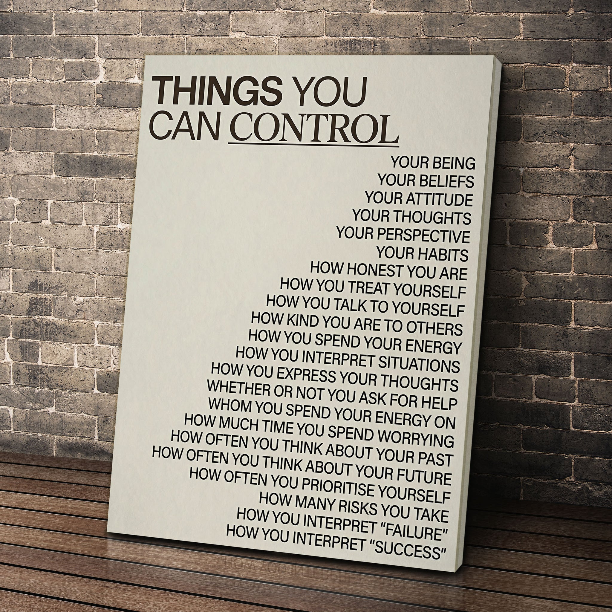 Things You Can Control