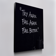 Try Again. Fail Again. Fail Better.