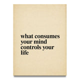 What Consumes Your Mind