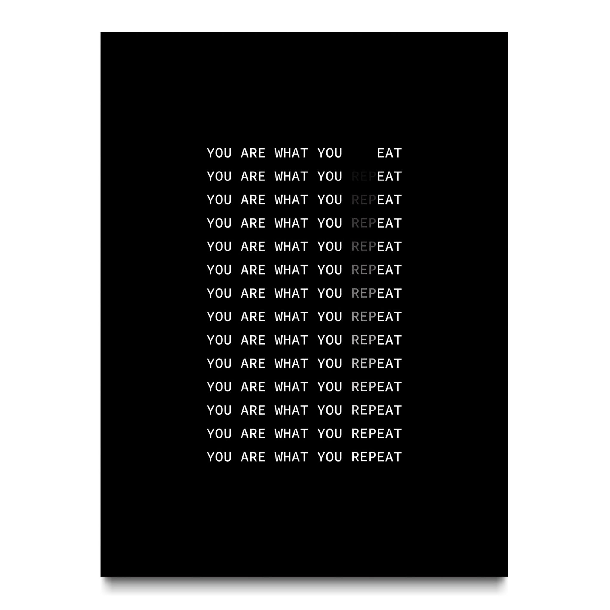 You are what you rep(eat)