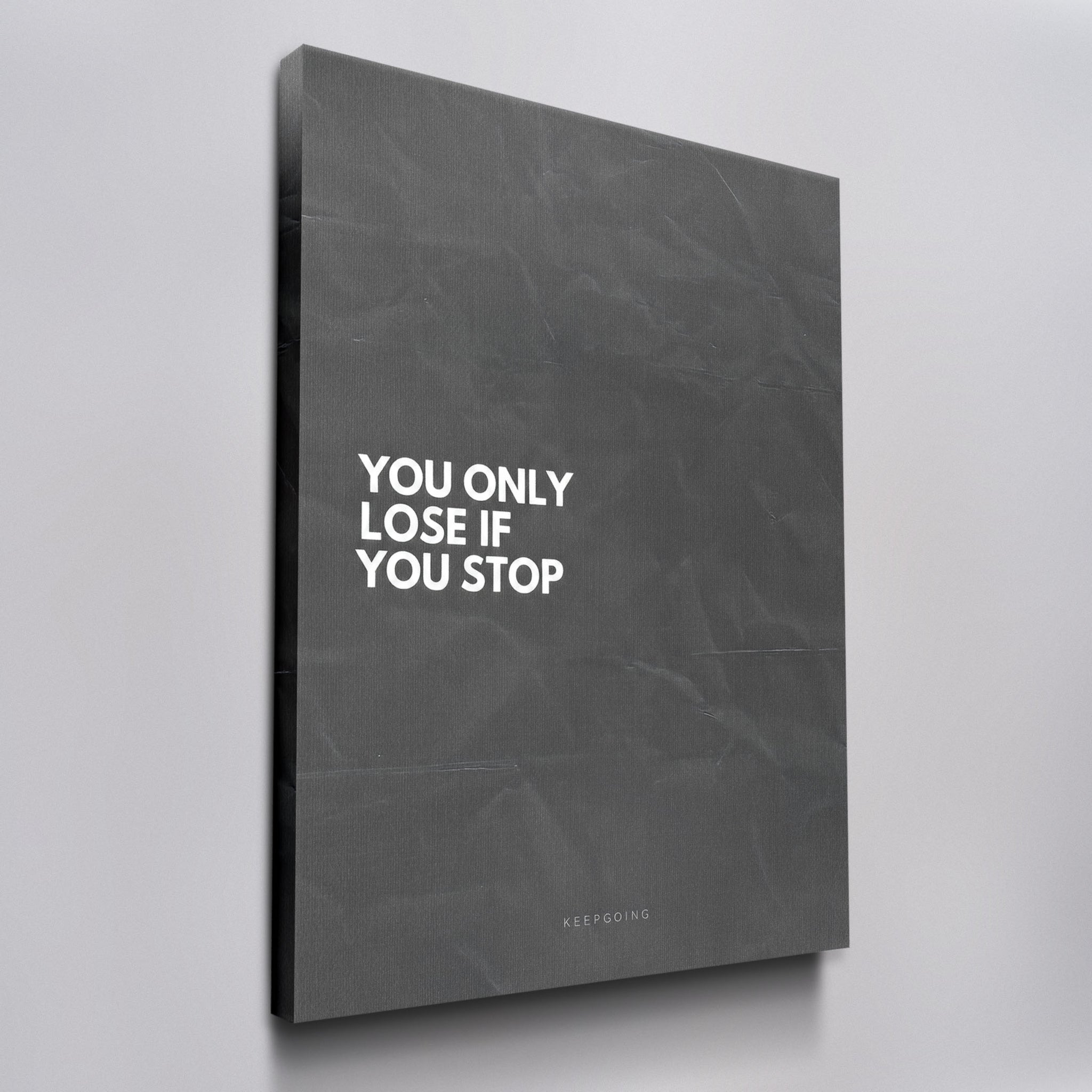 You Only Lose if You Stop