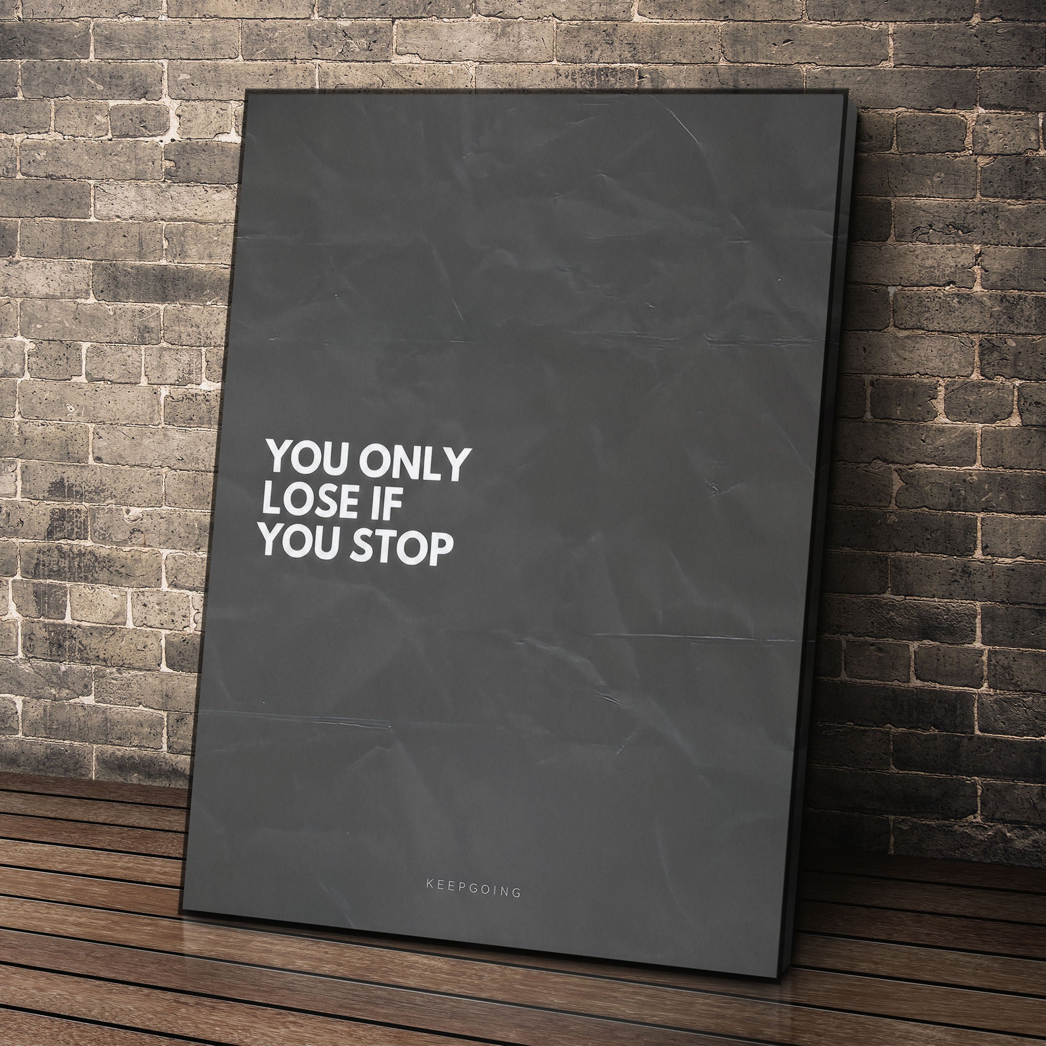 You Only Lose if You Stop