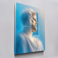 Clarity Within canvas wall art, angled view