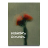 Growth Takes Time canvas wall art, front view